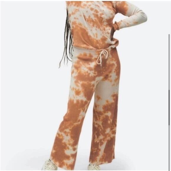 NWT MATE The Label Waffle Knit Tie Dye Joggers XS - Picture 3 of 3